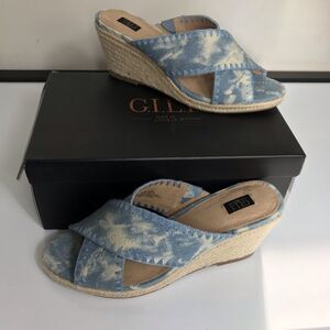 G.I.L.I. Kalani Crossband Slide Wedges